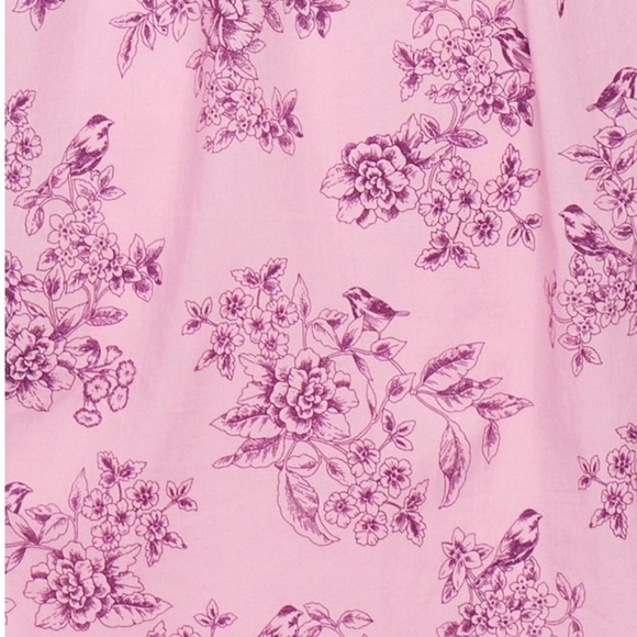 Floral Pink Midi Dress - Picture 4 of 4